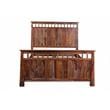 Porter Designs Kalispell Sheesham Solid Wood Queen Bed in Harvest Brown