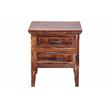 Porter Designs Sonora Sheesham Solid Wood Bedroom Nightstand in Brown