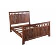 Kalispell Solid Sheesham Wood King Bed - Harvest.