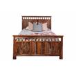 Kalispell Solid Sheesham Wood King Bed - Harvest.
