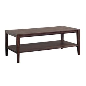 Porter Designs Fall River Solid Sheesham Wood Coffee Table - Gray.
