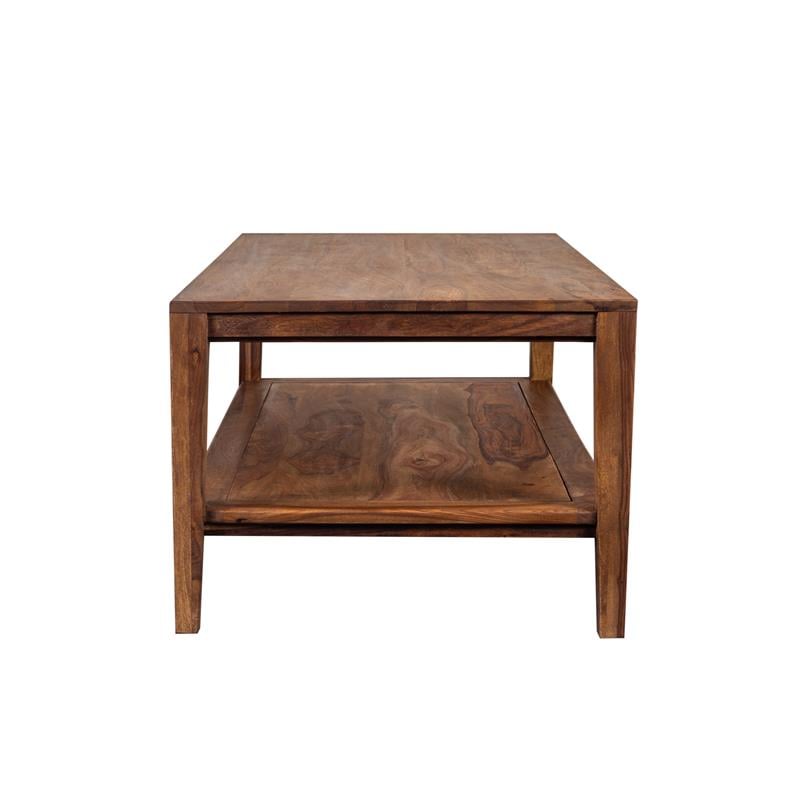 Porter Designs Fall River Solid Sheesham Wood Coffee Table - Natural.