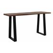 Porter Designs Manzanita Live Edge Solid Sheesham Wood Console Table - Brown