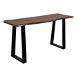 Porter Designs Manzanita Live Edge Solid Sheesham Wood Console Table - Brown