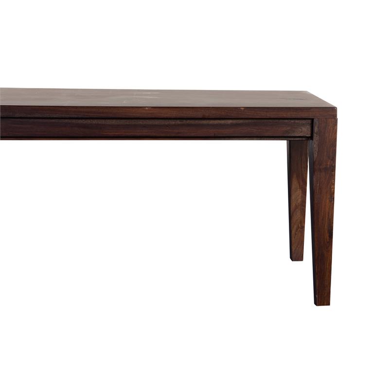 Porter Designs Fall River Solid Sheesham Wood Dining Bench - Gray.