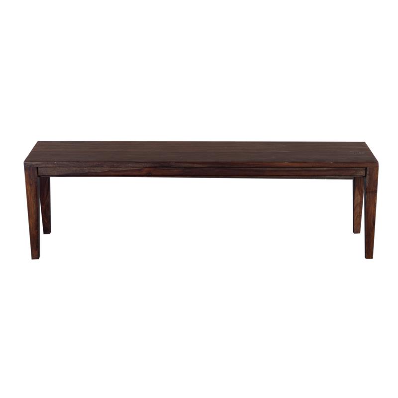 Porter Designs Fall River Solid Sheesham Wood Dining Bench - Gray.