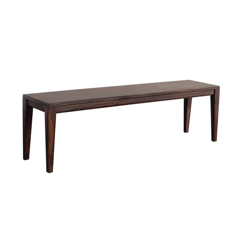 Porter Designs Fall River Solid Sheesham Wood Dining Bench - Gray.