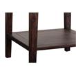 Porter Designs Fall River Solid Sheesham Wood End Table - Gray.