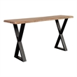 Porter Designs Manzanita Live Edge Solid Acacia Wood Console Table - Natural.