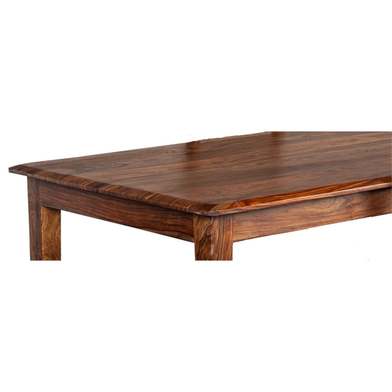 Porter Designs Sonora Solid Sheesham Wood Dining Table in Brown