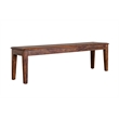 Porter Designs Sonora Solid Sheesham Wood Dining Bench in Brown