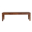 Porter Designs Sonora Solid Sheesham Wood Dining Bench in Brown