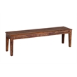 Porter Designs Sonora Solid Sheesham Wood Dining Bench in Brown
