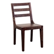 Porter Designs Fall River Solid Sheesham Wood Dining Chair in Walnut (Set of 2)