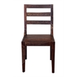 Porter Designs Fall River Solid Sheesham Wood Dining Chair in Walnut (Set of 2)