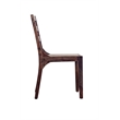 Porter Designs Fall River Solid Sheesham Wood Dining Chair in Walnut (Set of 2)