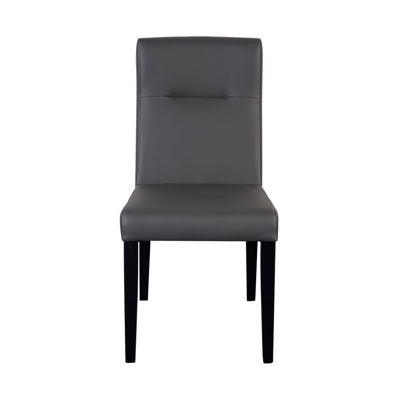 Porter Designs Verona Contemporary Dining Chair in Gray (Set of 2)