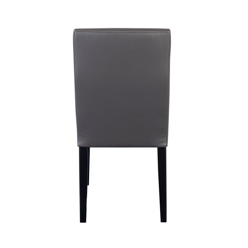 Porter Designs Verona Contemporary Dining Chair in Gray (Set of 2)