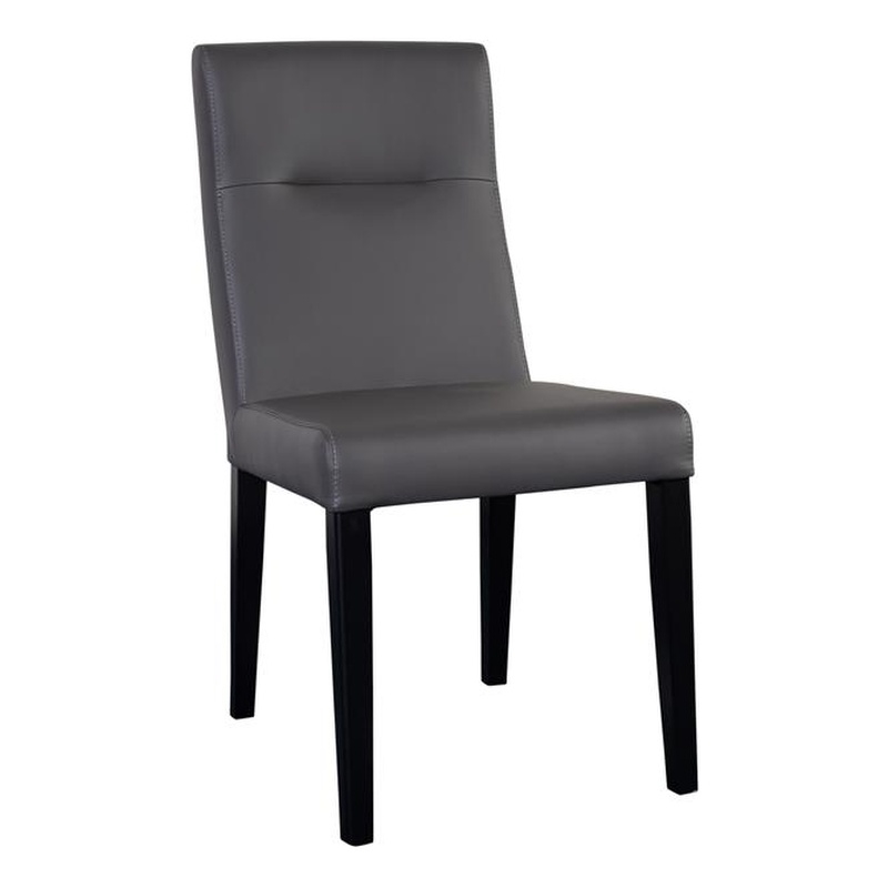 Porter Designs Verona Contemporary Dining Chair in Gray (Set of 2)