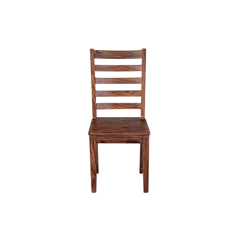 Porter Designs Sonora Solid Sheesham Wood Dining Chair - Brown