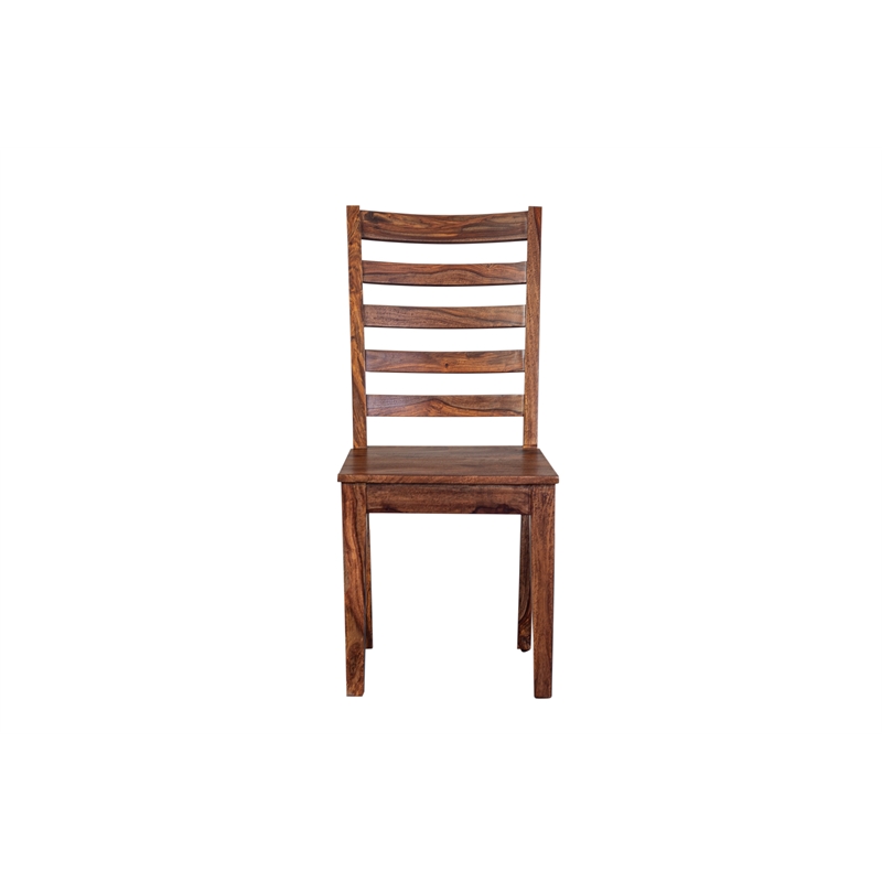 Porter Designs Sonora Solid Sheesham Wood Dining Chair - Brown