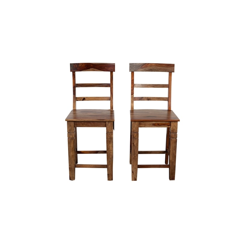 Porter Designs Taos  Counter Chair in Brown (Set of 2)