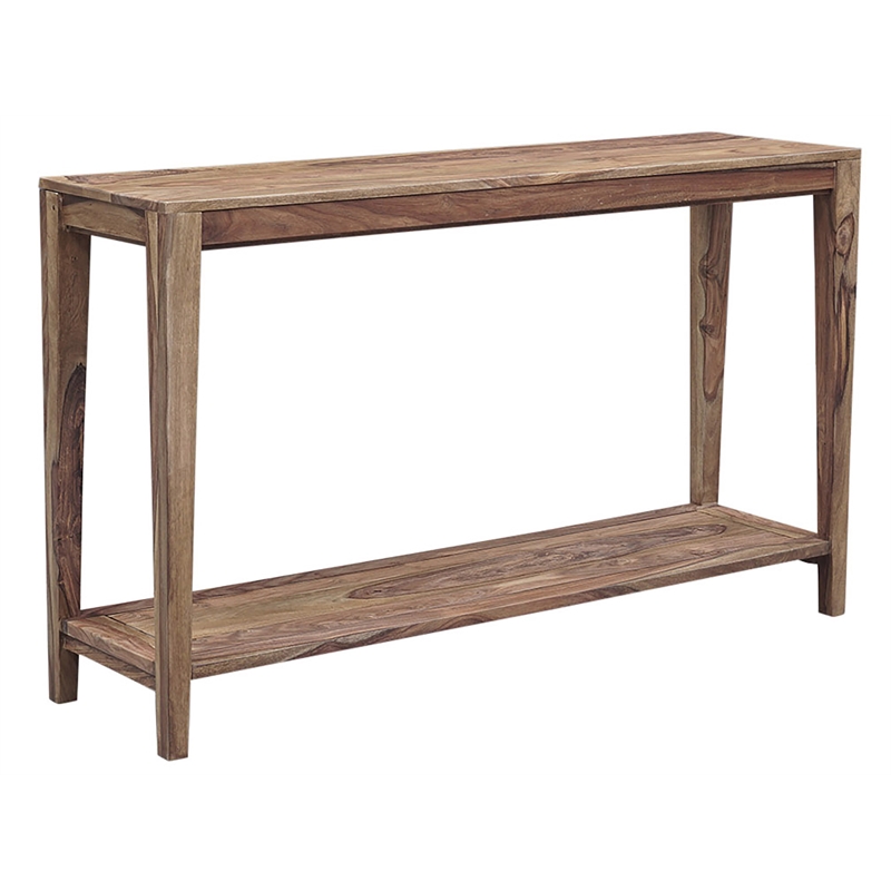 Porter Designs Fall River Solid Sheesham Wood Console Table - Brown