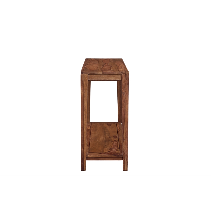 Porter Designs Fall River Solid Sheesham Wood Console Table - Brown