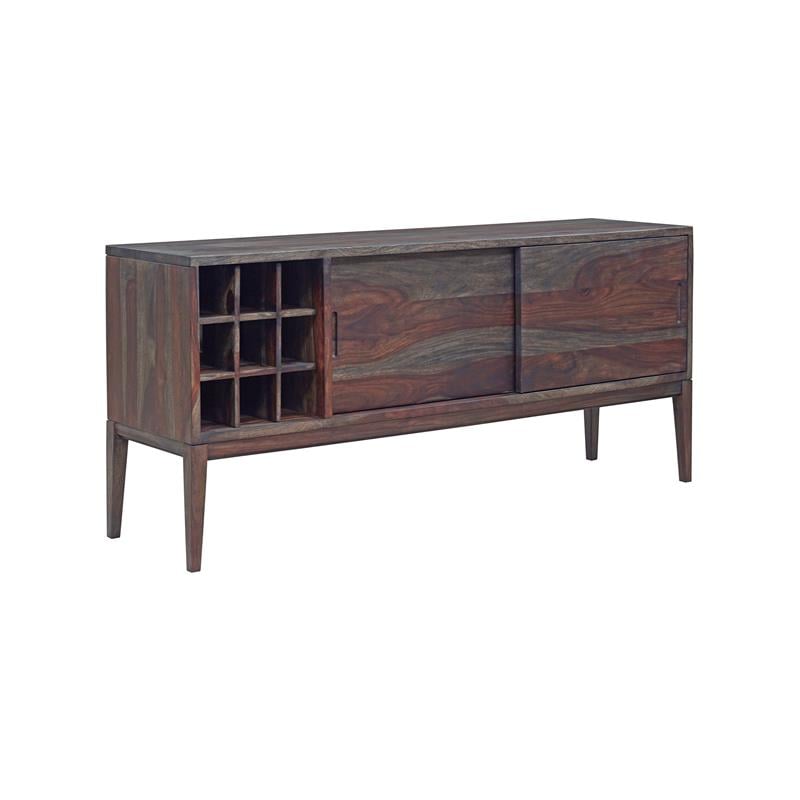 Porter Designs Fall River Solid Sheesham Wood Sideboard - Brown