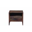 Porter Designs Fall River Solid Sheesham Wood Nightstand - Brown.