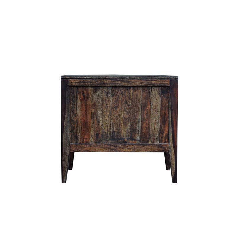 Porter Designs Fall River Solid Sheesham Wood Nightstand - Brown.