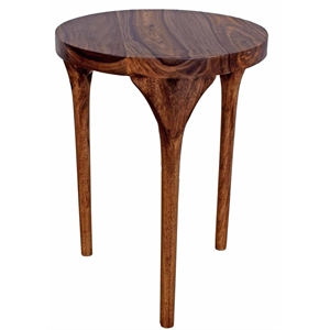 porter designs sheesham accents solid wood  end table - brown