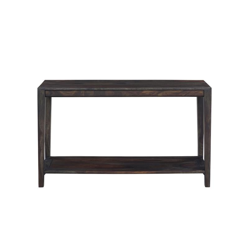 Porter Designs Fall River Solid Sheesham Wood Console Table - Brown