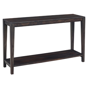porter designs fall river solid sheesham wood console table - brown