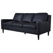 Porter Designs Lazio High Quality Leather Sofa - Black