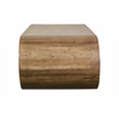 Porter Designs Ellipse Solid Acacia Wood Coffee Table - Gray