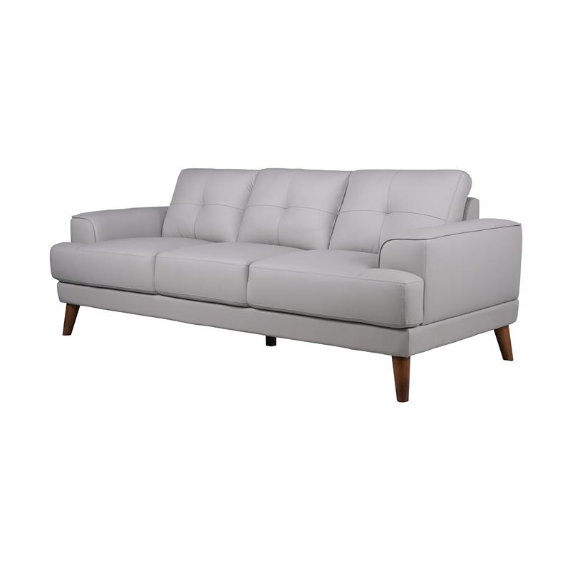 Porter Designs Anzio Top Quality Leather Sofa - Cream