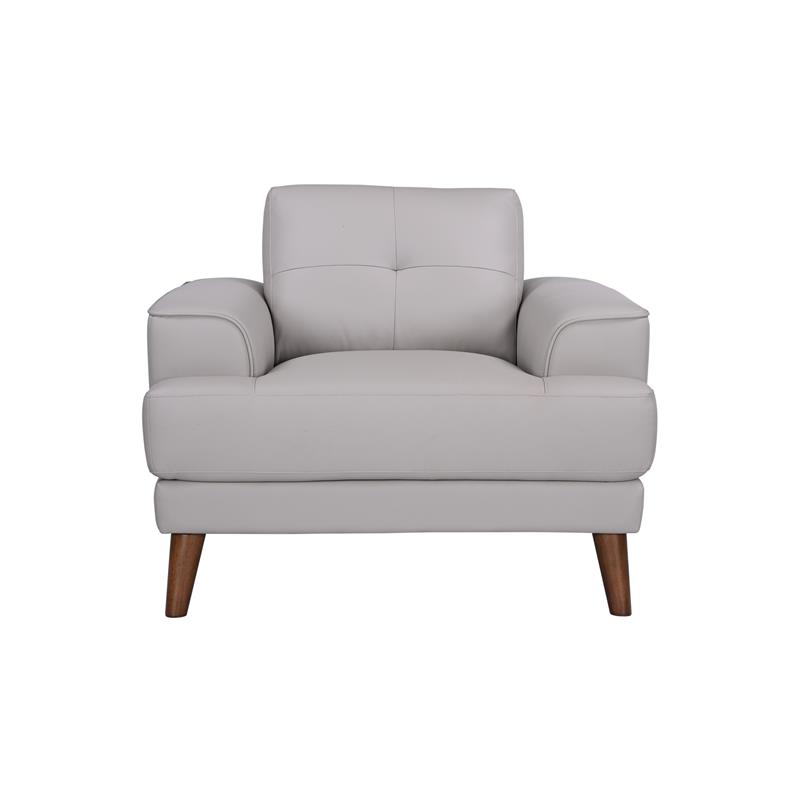 Porter Designs Anzio Top Quality Leather Chair - Cream