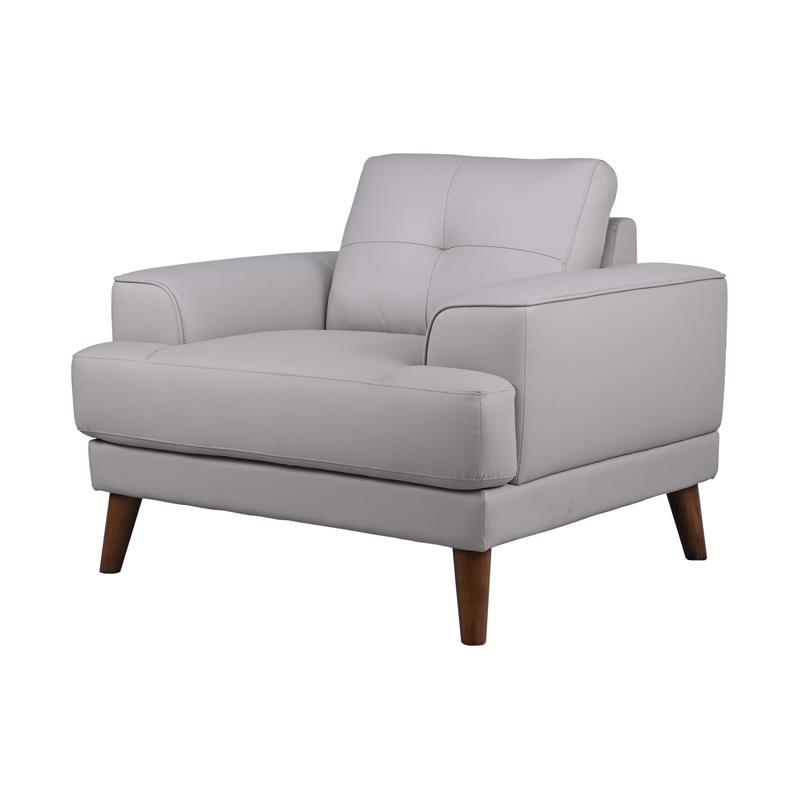 Porter Designs Anzio Top Quality Leather Chair - Cream