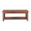 Porter Designs Sonora Solid Sheesham Wood Coffee Table in Brown