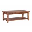 Porter Designs Sonora Solid Sheesham Wood Coffee Table in Brown