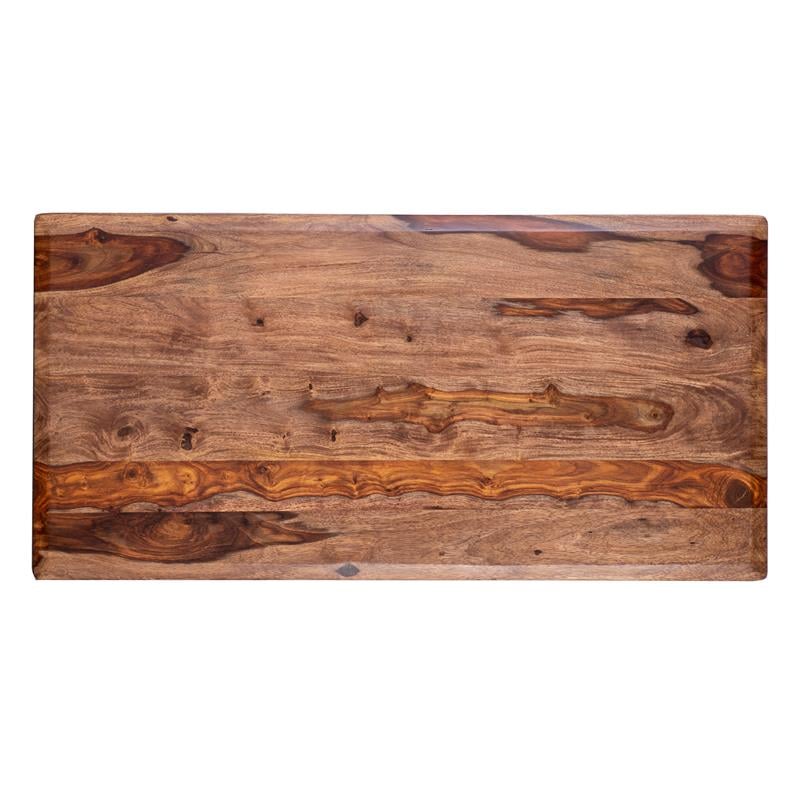 Porter Designs Sonora Solid Sheesham Wood Coffee Table in Brown