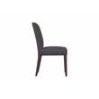 Porter Designs Enna Solid Wood Dining Chair in Gray (Set of 2)