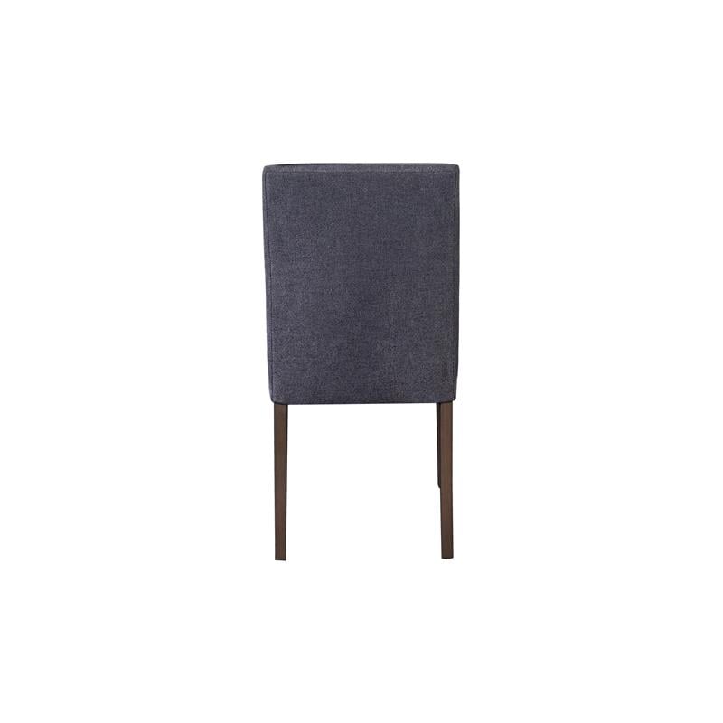 Porter Designs Enna Solid Wood Dining Chair in Gray (Set of 2)