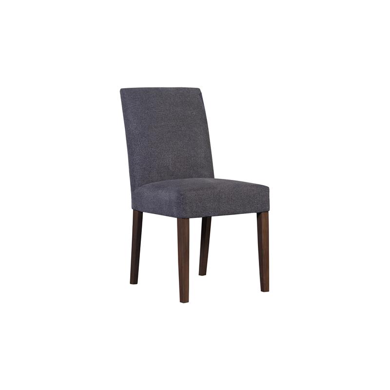 Porter Designs Enna Solid Wood Dining Chair in Gray (Set of 2)