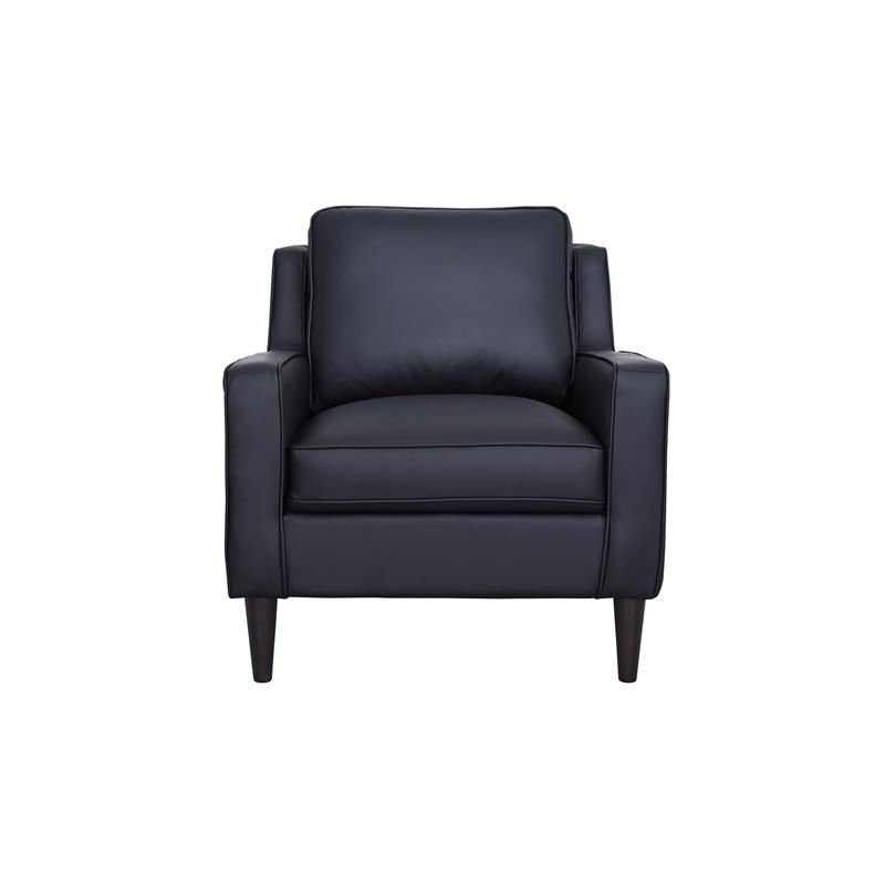 Porter Designs Lazio High Quality Leather Chair - Black