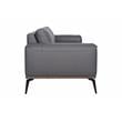 Porter Designs Pietro Top Grain Leather Sofa - Gray