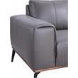 Porter Designs Pietro Top Grain Leather Sofa - Gray