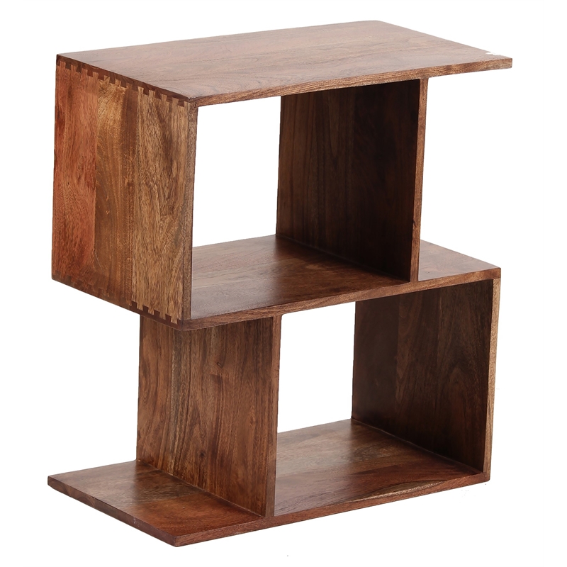 Porter Designs Portola Solid Acacia Wood Bookcase - Brown