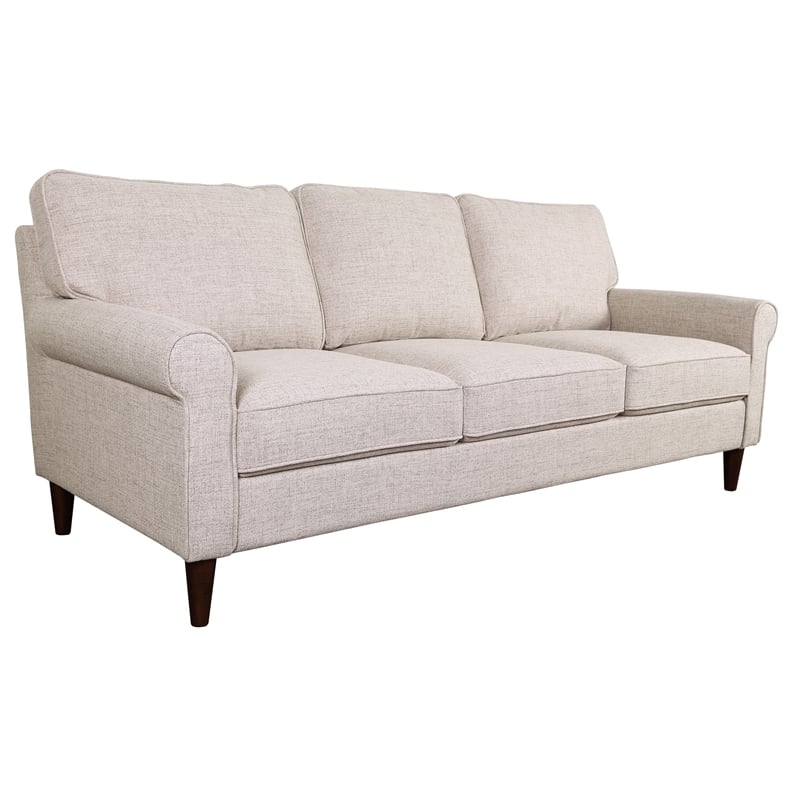 Sitswell Kason Microfiber Sofa Cream Cymax Business